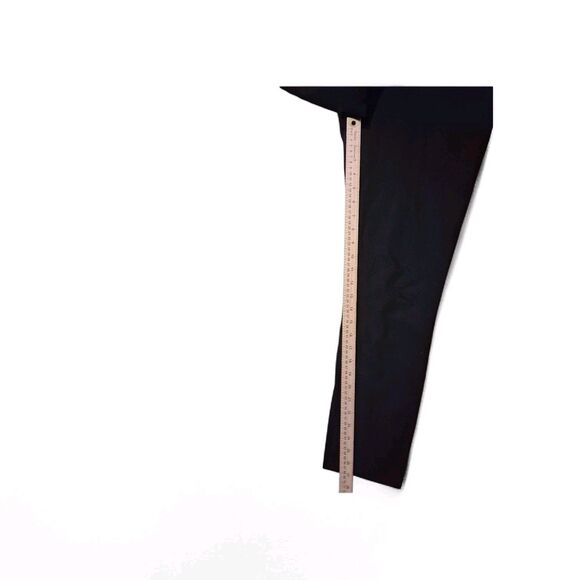 The Row M USA Designer Black Pants Side Zip Stretchy Old Money Quiet Luxury - Picture 7 of 10